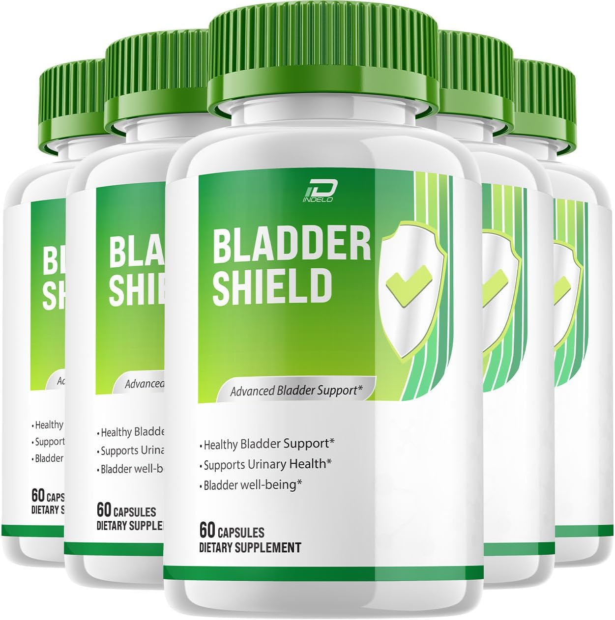 Bladder Shield Supplement for Men – BladderShield Pills Advanced Formula (5 Pack, 300 Capsules) - görsel 1