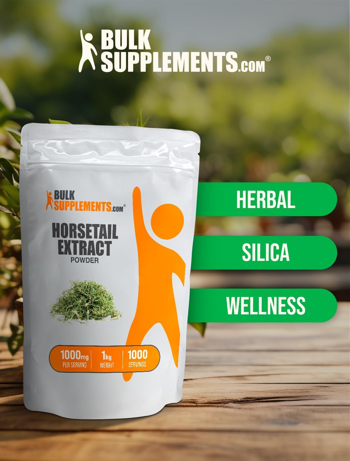 Horsetail Extract Powder (1000 mg per Serving, 5 kg) - BulkSupplements.com - görsel 5