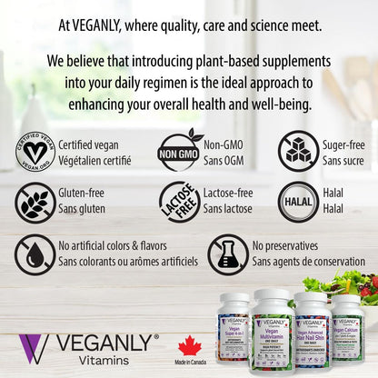 VEGANLY Vegan Multivitamin One-Daily – 90 Tablets