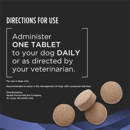 FortiFlora Canine Probiotic Chewable Tablets – Digestive and Immune Support, 90 Tablets