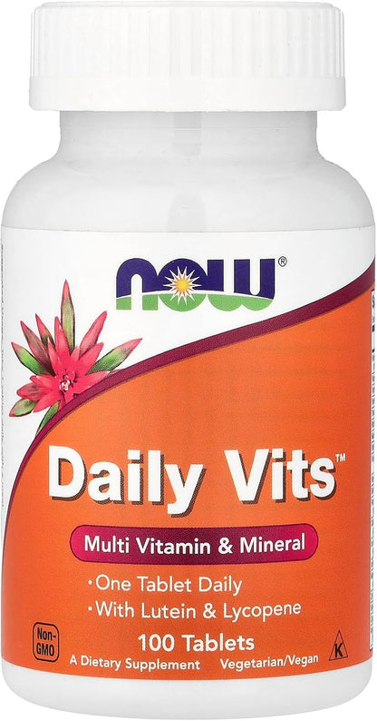 Daily Vits Multi by NOW Foods – 100 Tablets