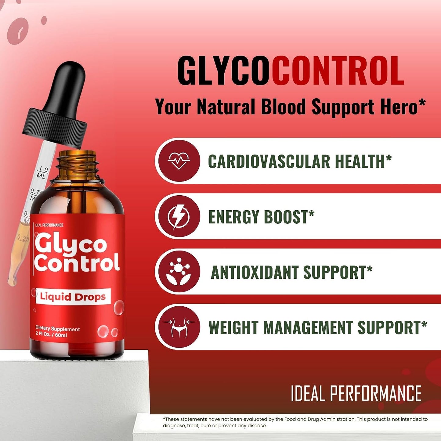 Glyco Control Drops - Extra Strength - All Natural Formula (5 Pack) - görsel 4