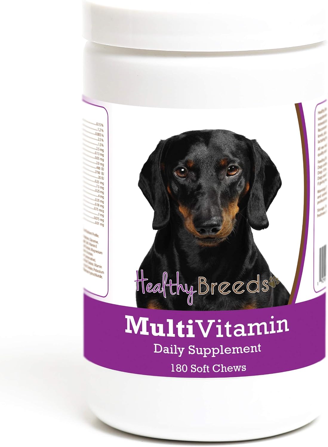 Healthy Breeds Dachshund Multivitamin Soft Chew for Dogs 180 Count - görsel 1