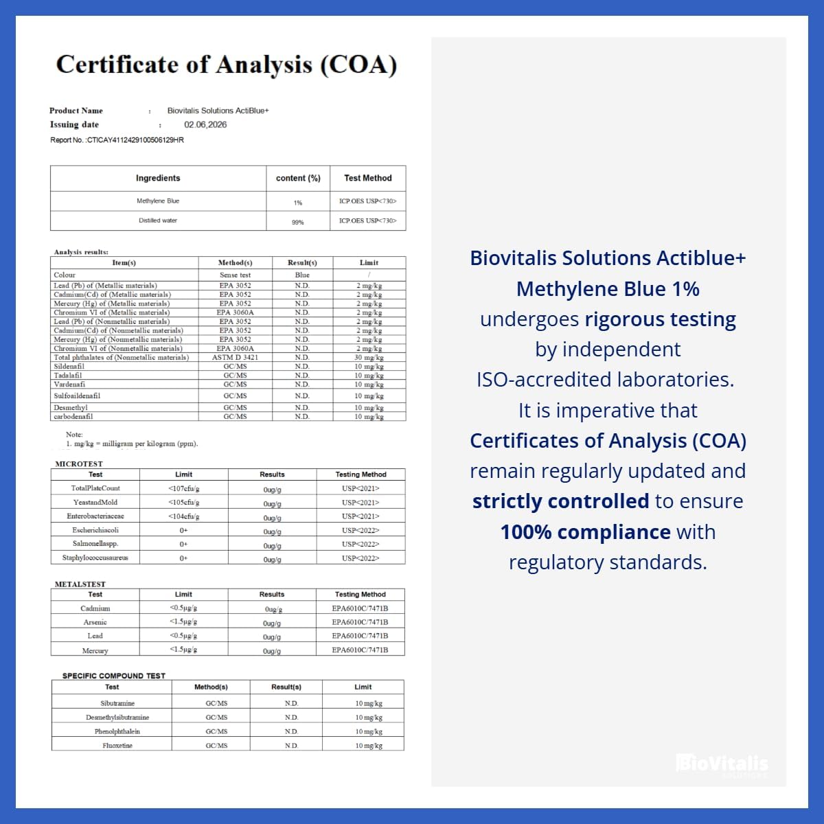 Actiblue+ Methylene Blue 1% (2 fl oz) - görsel 7