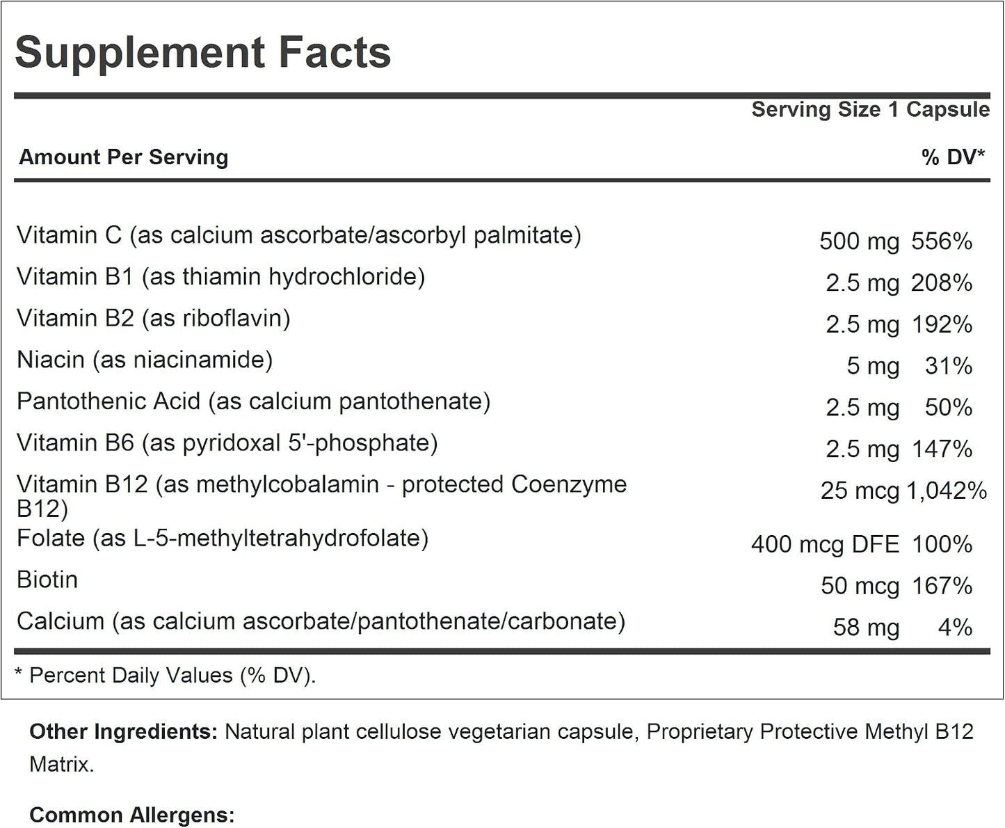 ANDREW LESSMAN Vitamin C 500 Plus B-Complex 360 Capsules - Non-Acidic Vitamin C Plus Citrus Bioflavonoids for Immune System and Antioxidant Support. Easy-to-Swallow Capsules. No Additives - görsel 2