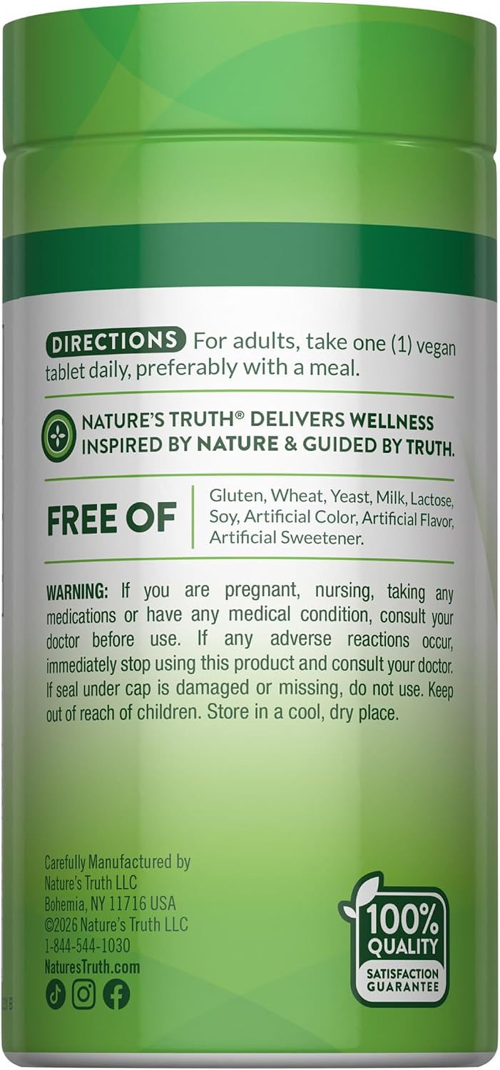 Nature's Truth Vitamin C with Rose Hips 500 mg, 110 Tablets - görsel 7