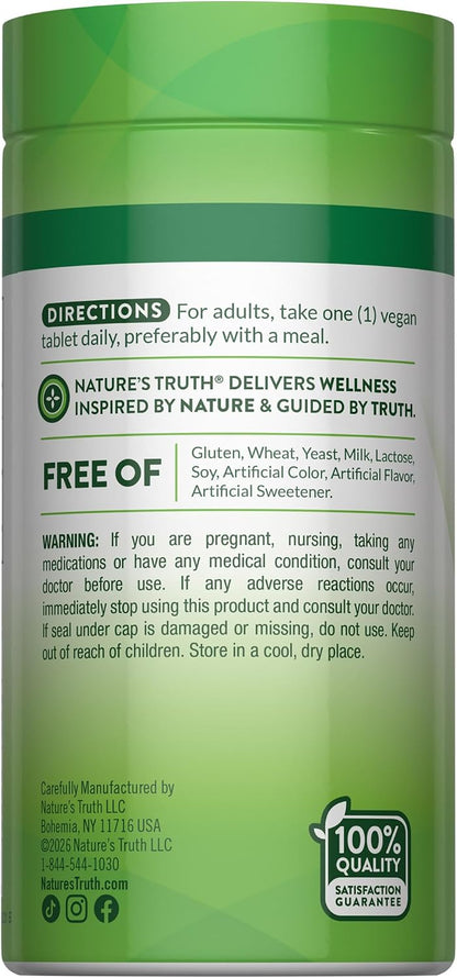 Nature's Truth Vitamin C with Rose Hips 500 mg, 110 Tablets