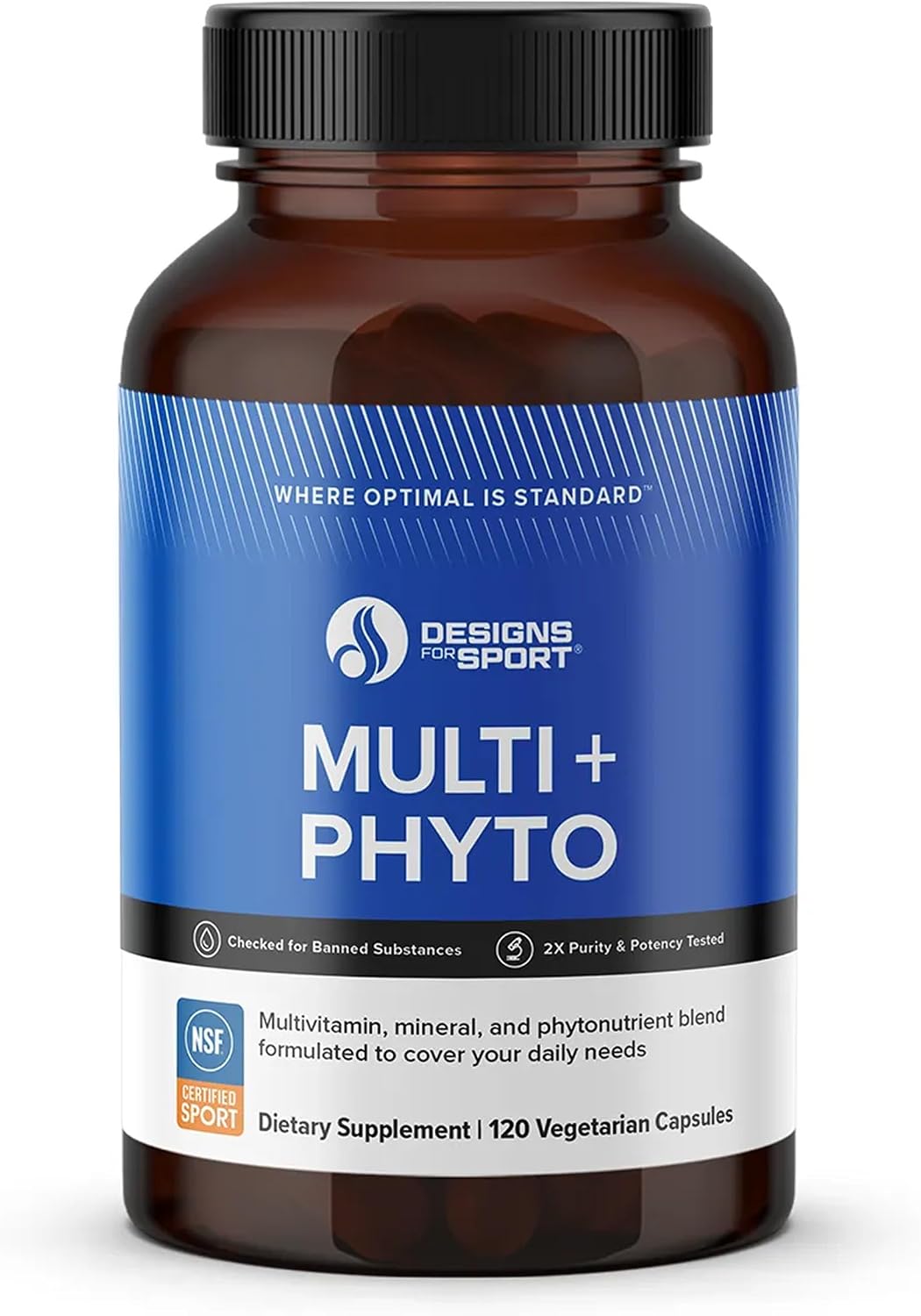 Designs for Sport Multi Plus Phyto – Comprehensive Multivitamin & Phytonutrient Blend – 120 Capsules - görsel 1
