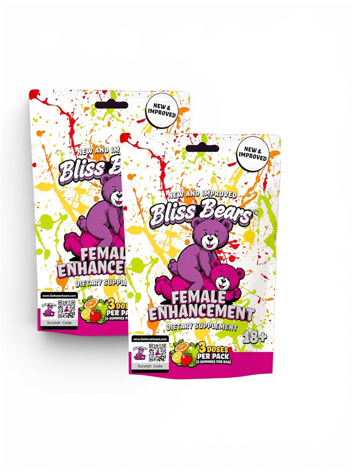 Bliss Bears Female Gummies (Pack of 2) - görsel 1