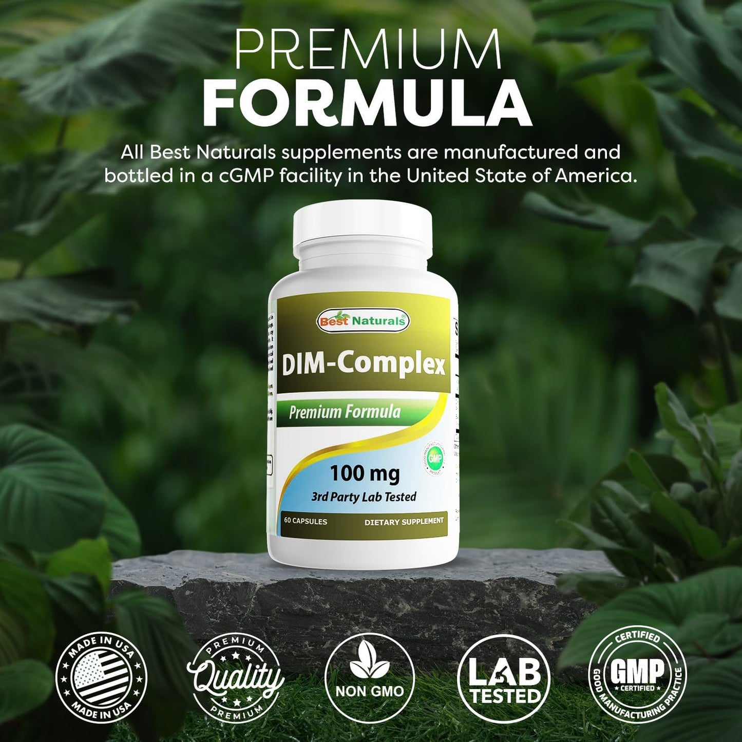 Best Naturals DIM Complex 100 mg, 60 Capsules - görsel 5