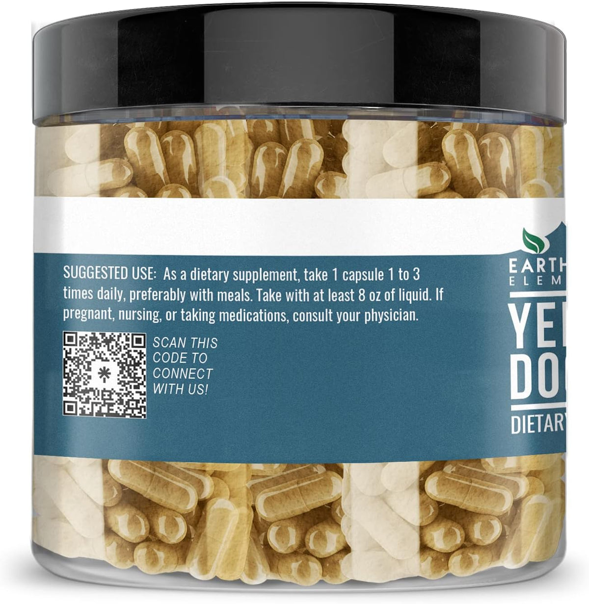 Earthborn Elements Yellow Dock Root 200 Capsules, Pure & Undiluted, No Additives - görsel 3