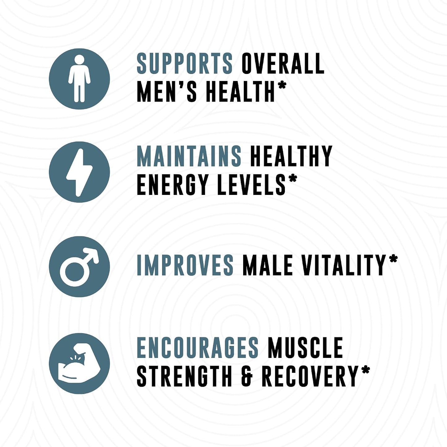 Boron Supplement for Men with Tongkat Ali, Vitamin D3, Zinc Picolinate 30 mg - Non-GMO, Gluten-free - 60 Capsules - görsel 4