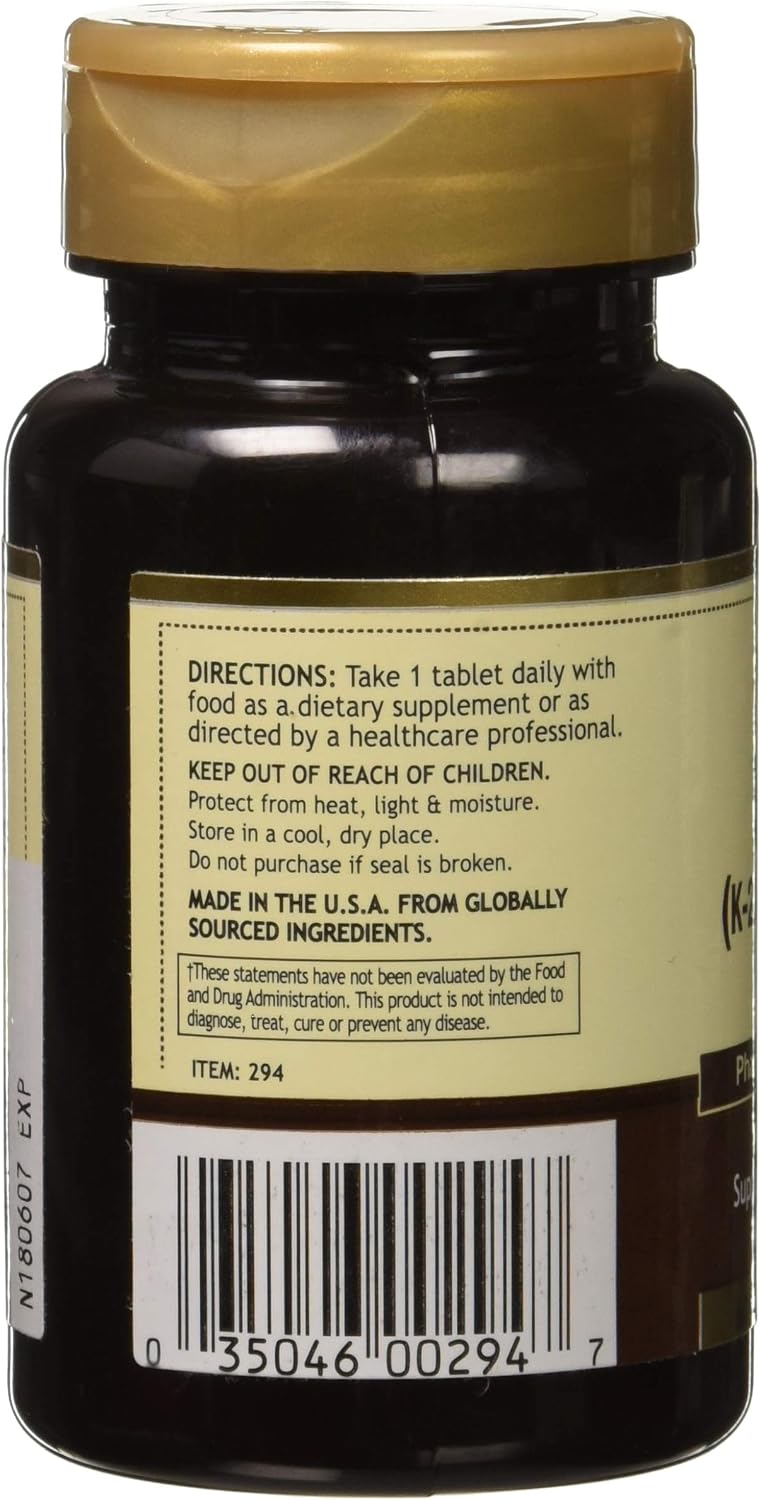 Vitamin K2 (MK7) with Vitamin D3 60 Tablets - görsel 3