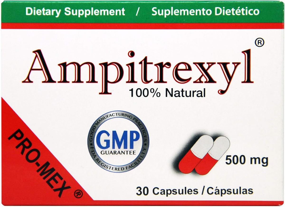 Ampitrexyl 100% Natural Immune Support Formula - 30 Capsules, 500 mg - görsel 2