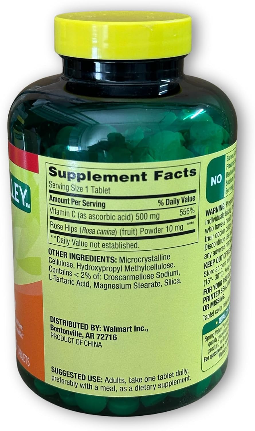 Vitamin C 500 mg with Rose Hips, 500 Tablets - görsel 5