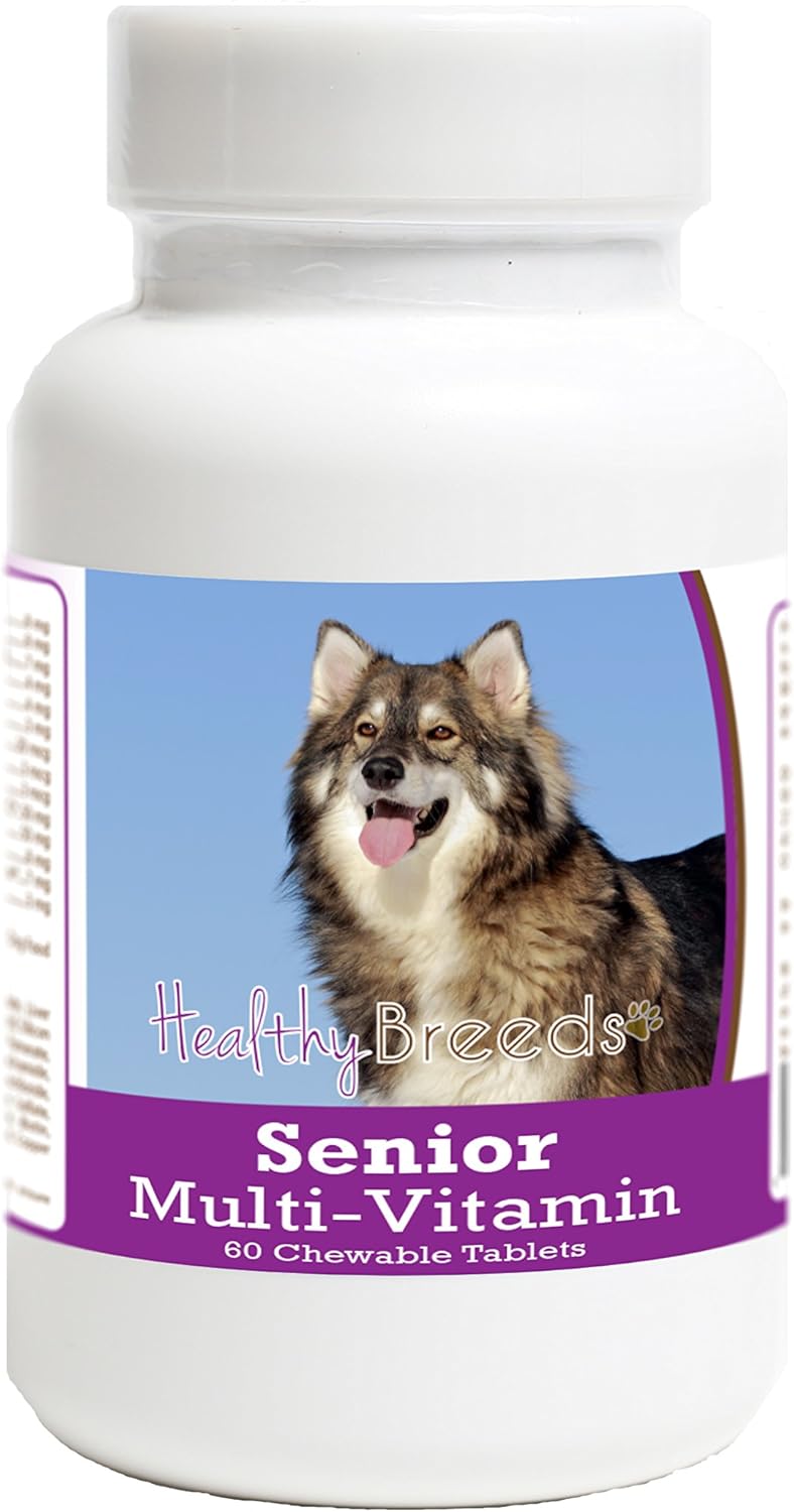 Healthy Breeds Utonagan Senior Dog Multivitamin Tablets, 60 Chewable Tablets - görsel 1