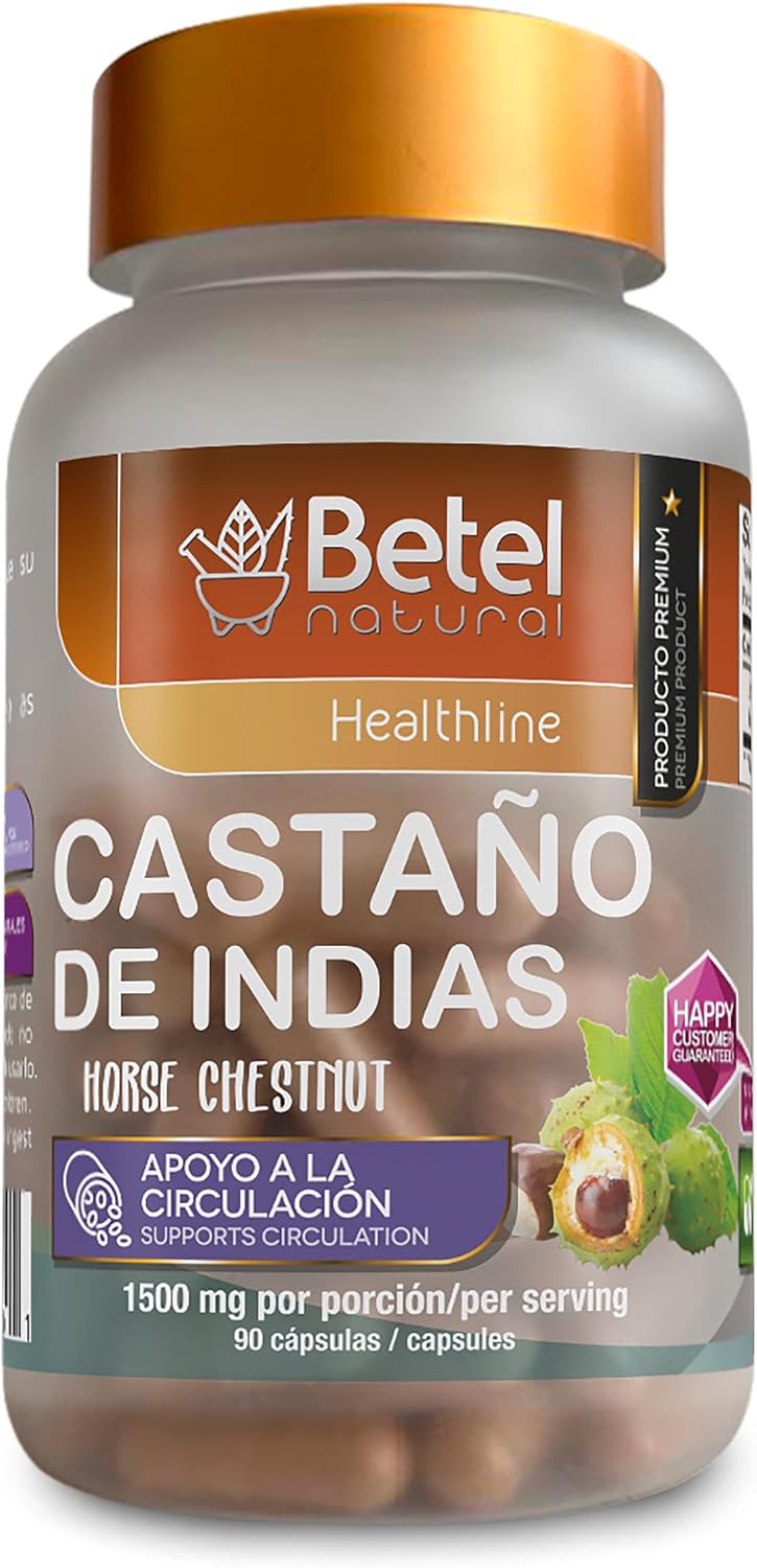 Betel Natural Premium Horse Chestnut 1500 mg - 90 Capsules - görsel 1