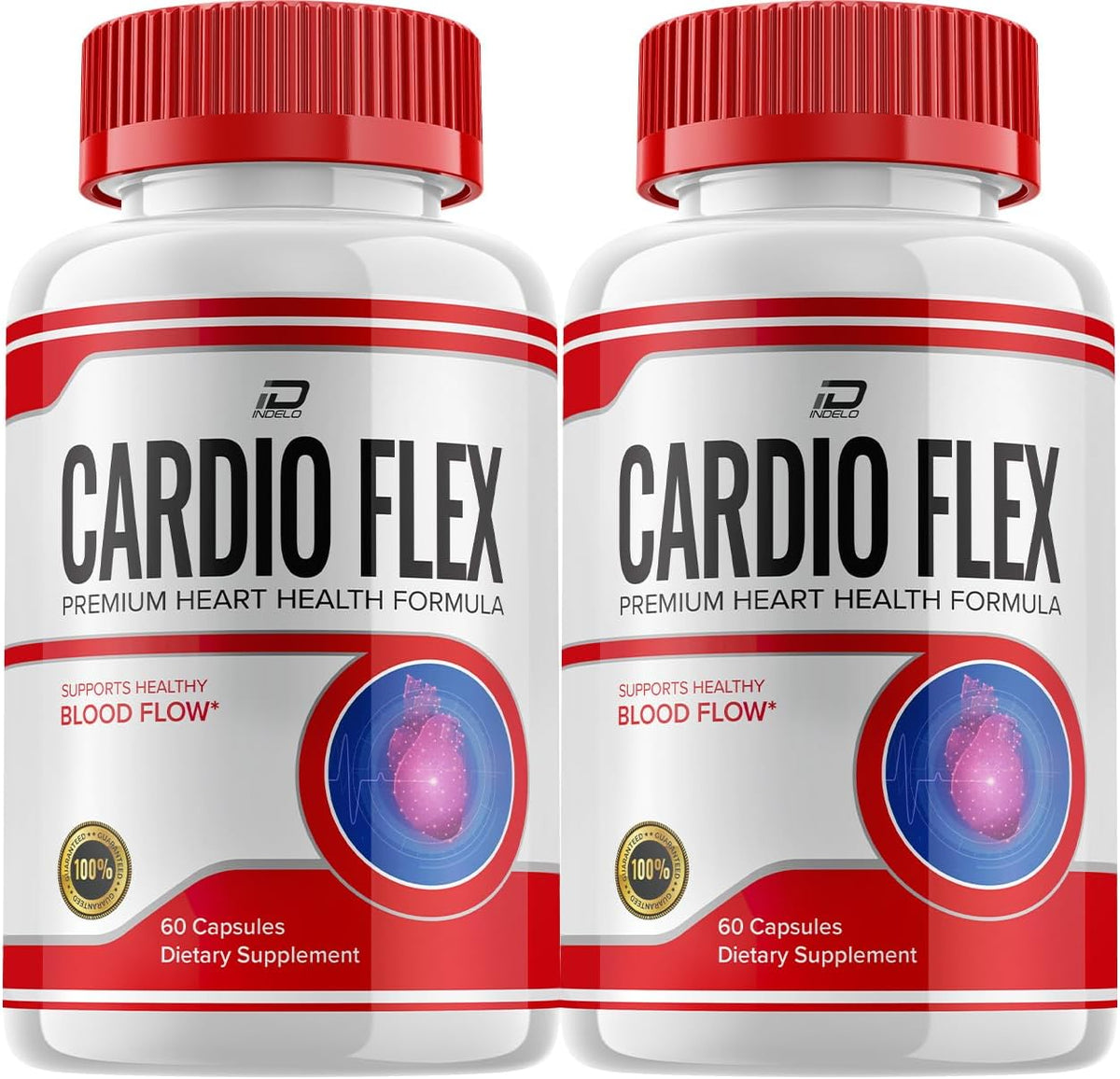 Cardio Flex Healthy Formula Food Supplement – Advanced Cardiovascular Support (2 Pack, 120 Capsules) - görsel 1