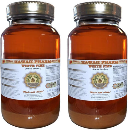 White Pine Liquid Extract - Herbal Tincture by Hawaii Pharm (2x118 ml)