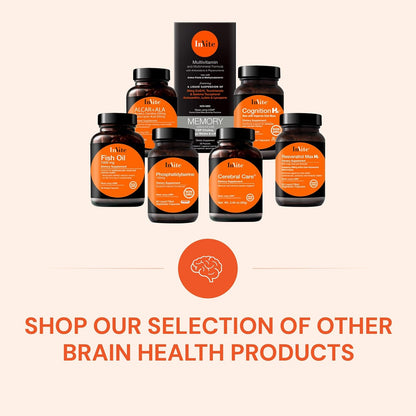Invite Health Phosphatidylserine 100 mg - Supports Memory and Cognitive Function, Including Concentration and Focus - 60 Liquid-Filled Vegetarian Capsules