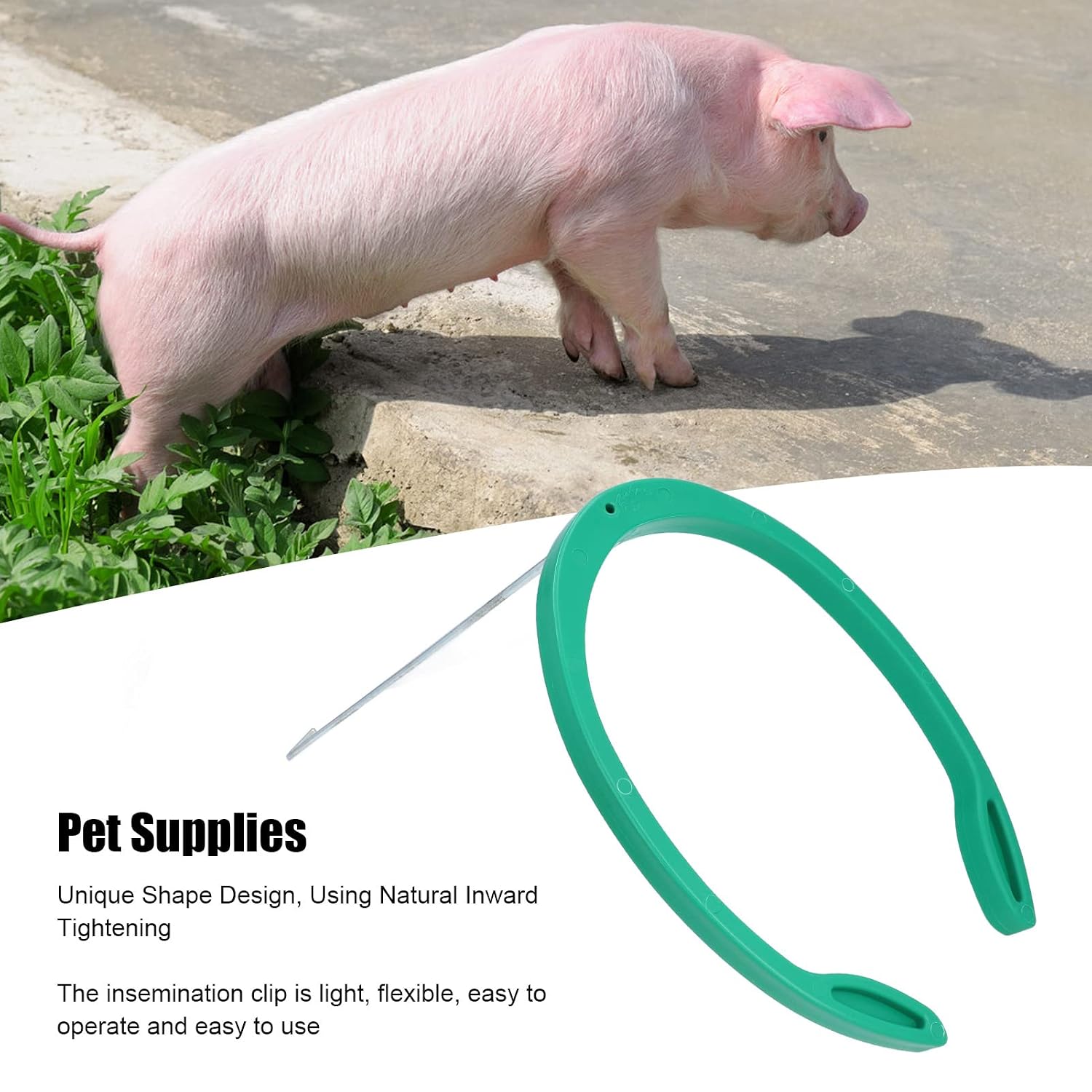 Adjustable Pig Insemination Kit - Unique Shape for Natural Tightening - Effective Artificial Insemination for Your Pigs - görsel 3