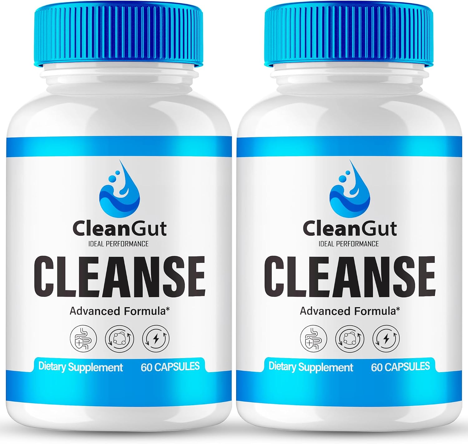 Clean Gut Capsules – Official CleanGut Pills for Women – Maximum Strength All-Natural Formula (2 Pack) - görsel 1