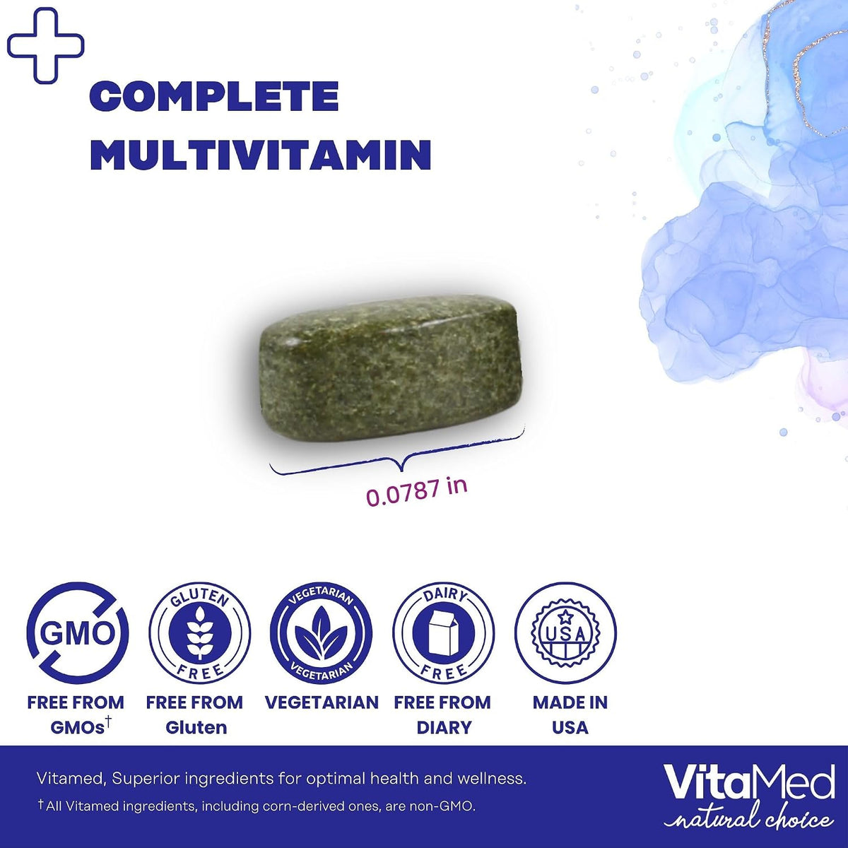 Vita Forte Vegan Multivitamin with Probiotics, Digestive Enzymes & 42 Fruits & Vegetables – Halal Certified, Non-GMO, Gluten-Free, 60 Vegan Tablets - görsel 3
