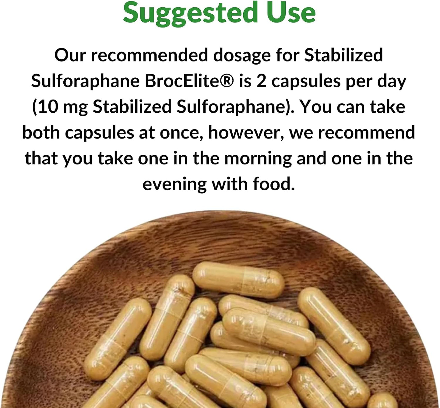 BrocElite Mara Labs Plus - Stabilised Broccoli Sulforaphane Supplement, Glyphosate Residue Free, 60 Vegan Capsules - görsel 9