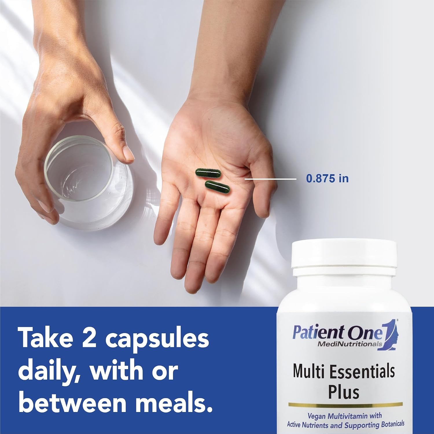 Patient One Multi Essentials Plus - Multivitamin Supplement for Men and Women - 120 Capsules - görsel 3