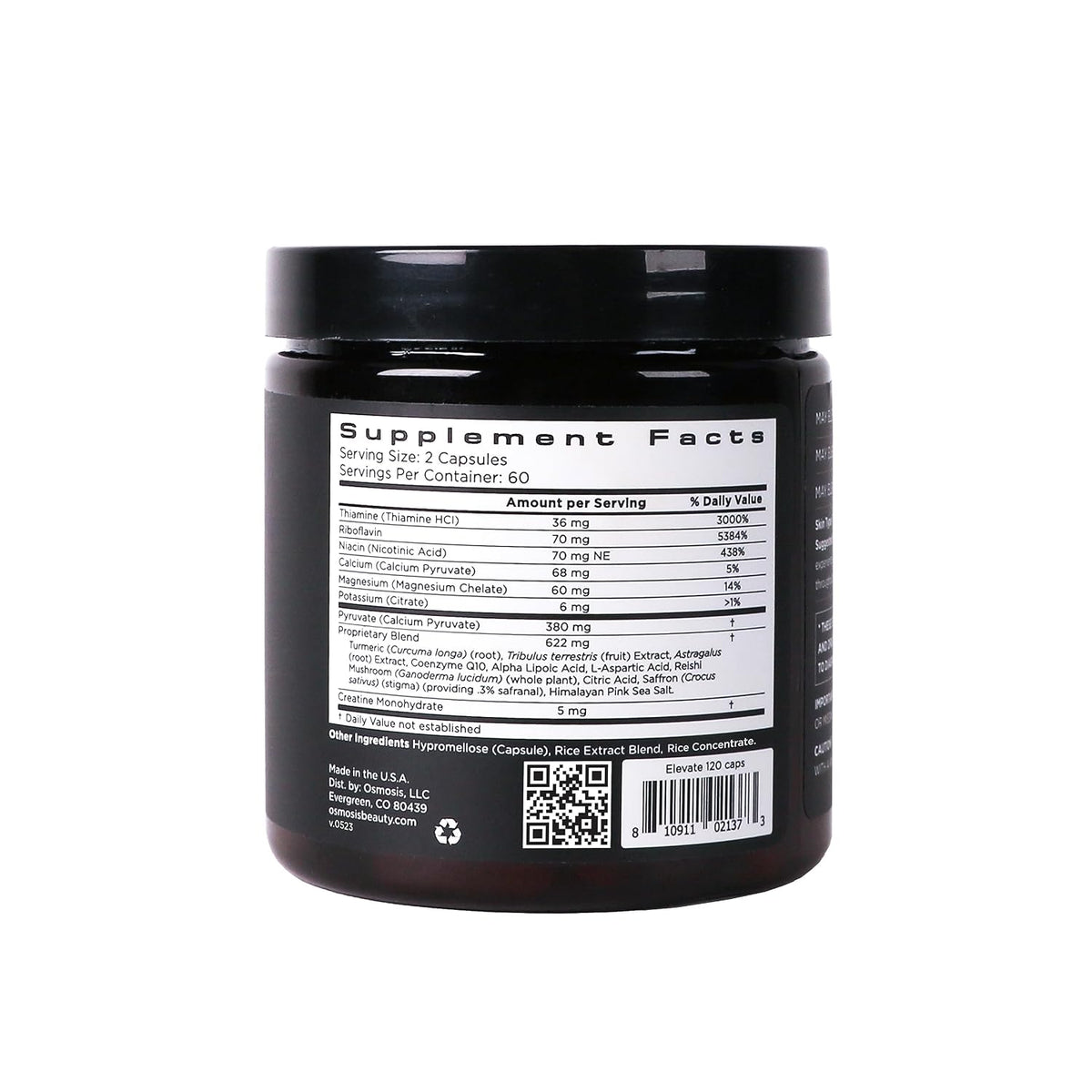 OSMOSIS Skin care Elevate - Immunity, Mood, and Metabolism, 120 Capsules - görsel 7
