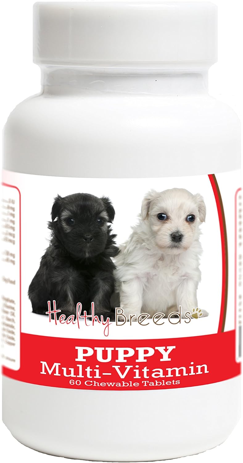 Healthy Breeds Lowchen Puppy Dog Multivitamin Tablet 60 Count - görsel 1
