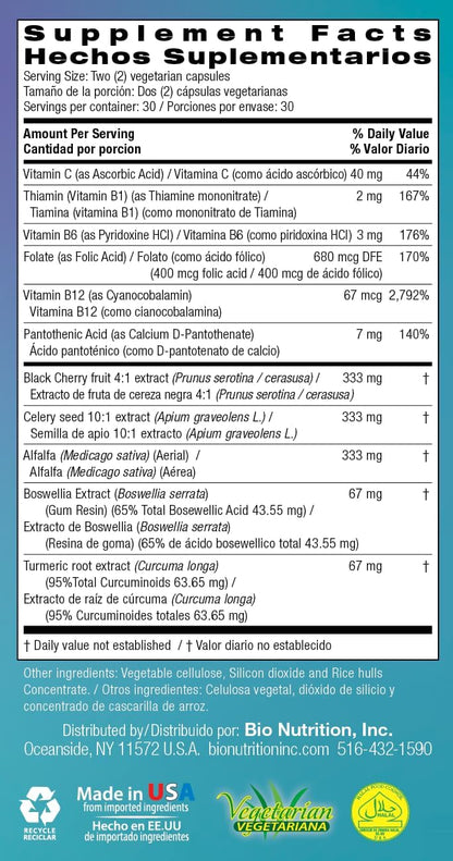 Bio Nutrition Urilow, 60 Vegetarian Capsules
