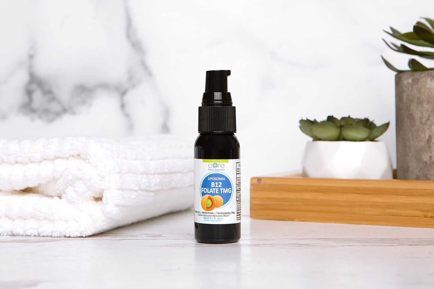 Core Med Science Liposomal B12 Folate TMG Liquid Spray - görsel 8