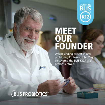 BLIS UltraBLIS Probiotic Lozenges – Immune, Gut and Oral Health, Peppermint, 40 Count