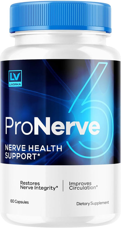 ProNerve6 Advanced Formula – Focus Health Support Food Supplement, 1-Month Supply