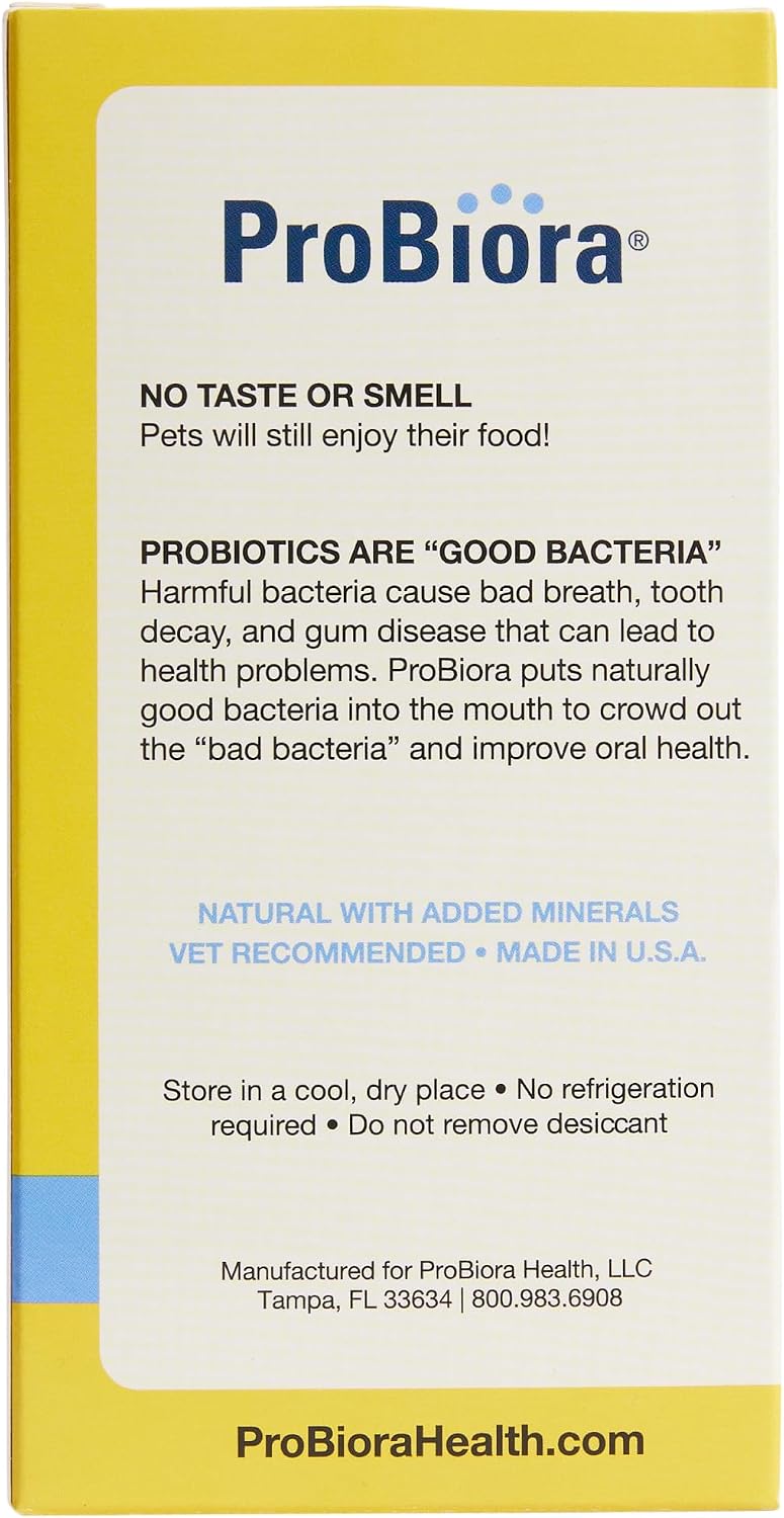 ProBioraPet Oral Probiotics for Pets – Promote Healthy Teeth and Gums, Freshen Breath, Support Teeth Whitening, 30 Day Supply (30g) - görsel 6