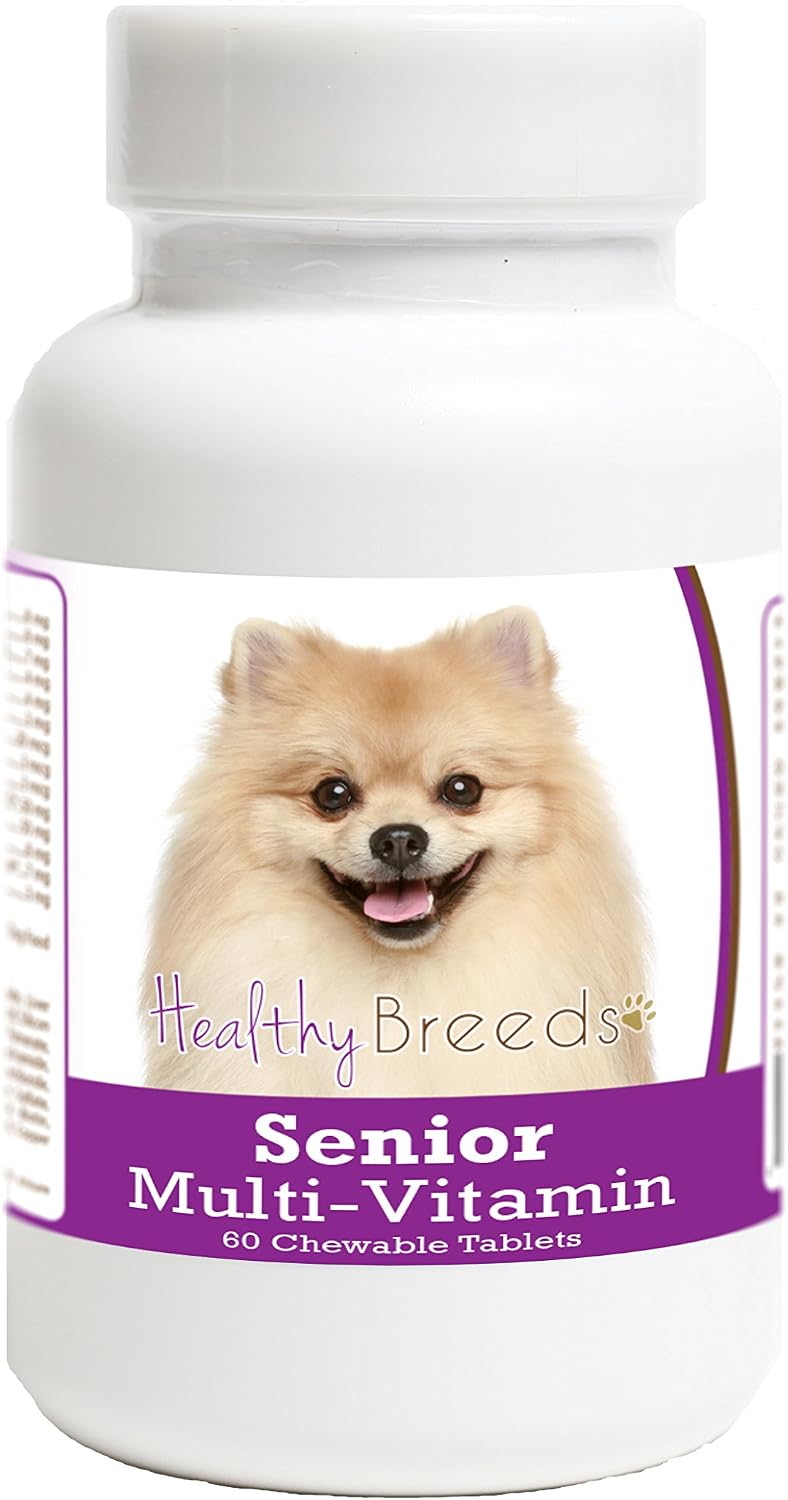 Healthy Breeds Pomeranian Senior Dog Multivitamin Tablets 60 Count - görsel 1