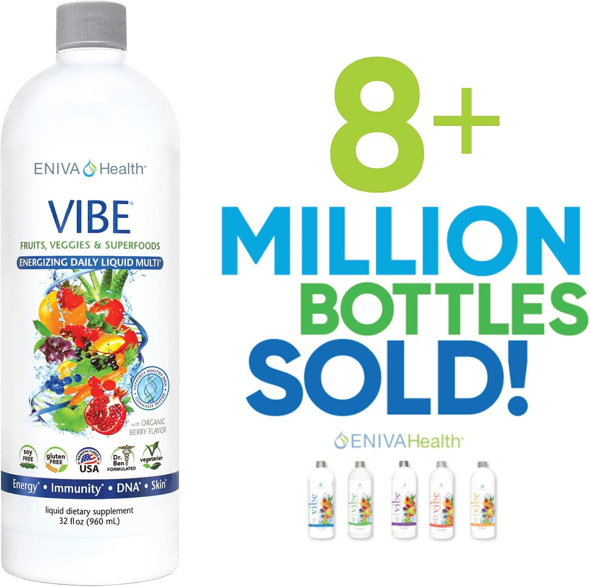Eniva Health Vibe Liquid Multivitamin - 946 ml - görsel 8