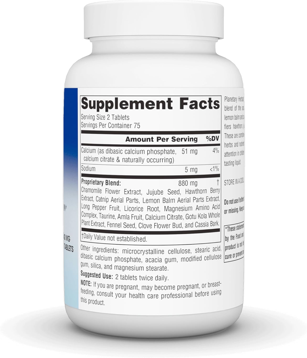 Planetary Herbals Calm Child, 440 mg - 150 Tablets - görsel 2