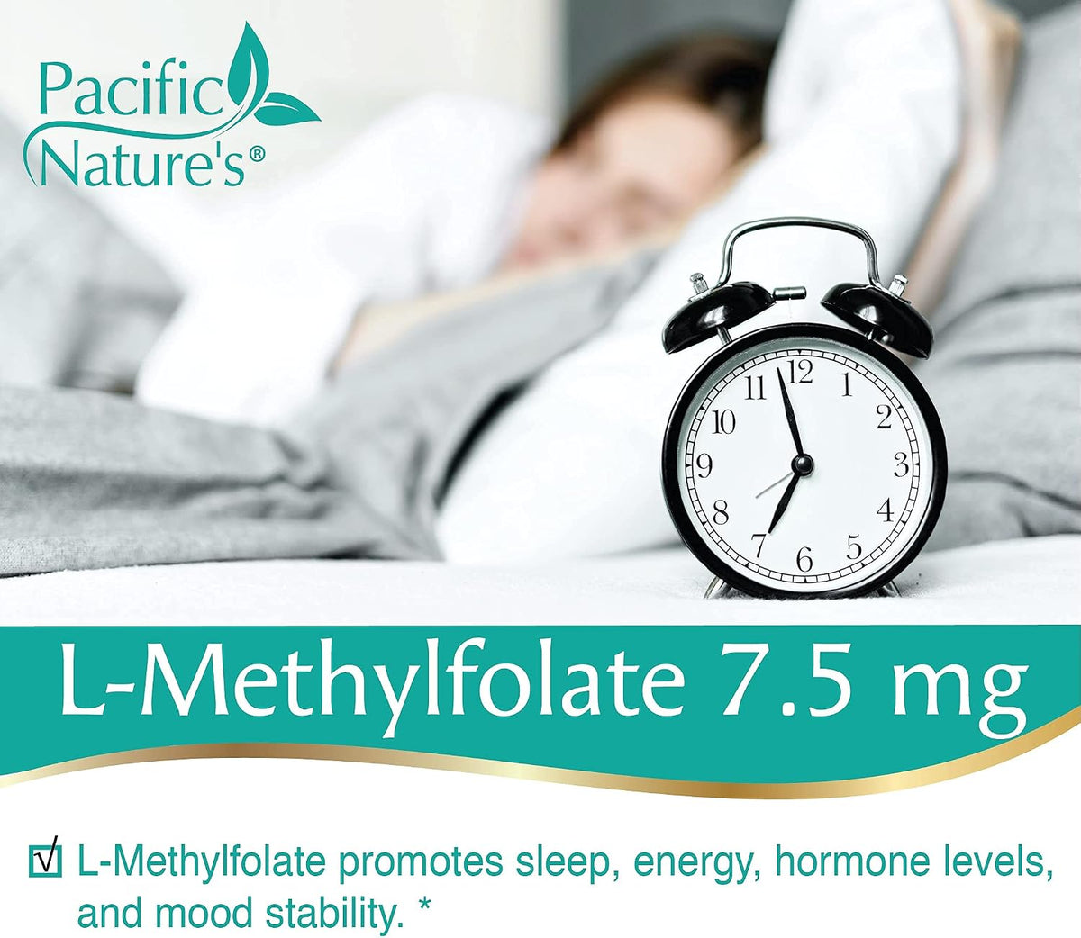 Pacific Nature's L-Methylfolate 7.5mg (30 Capsules) – Active Folate Supplement - görsel 6