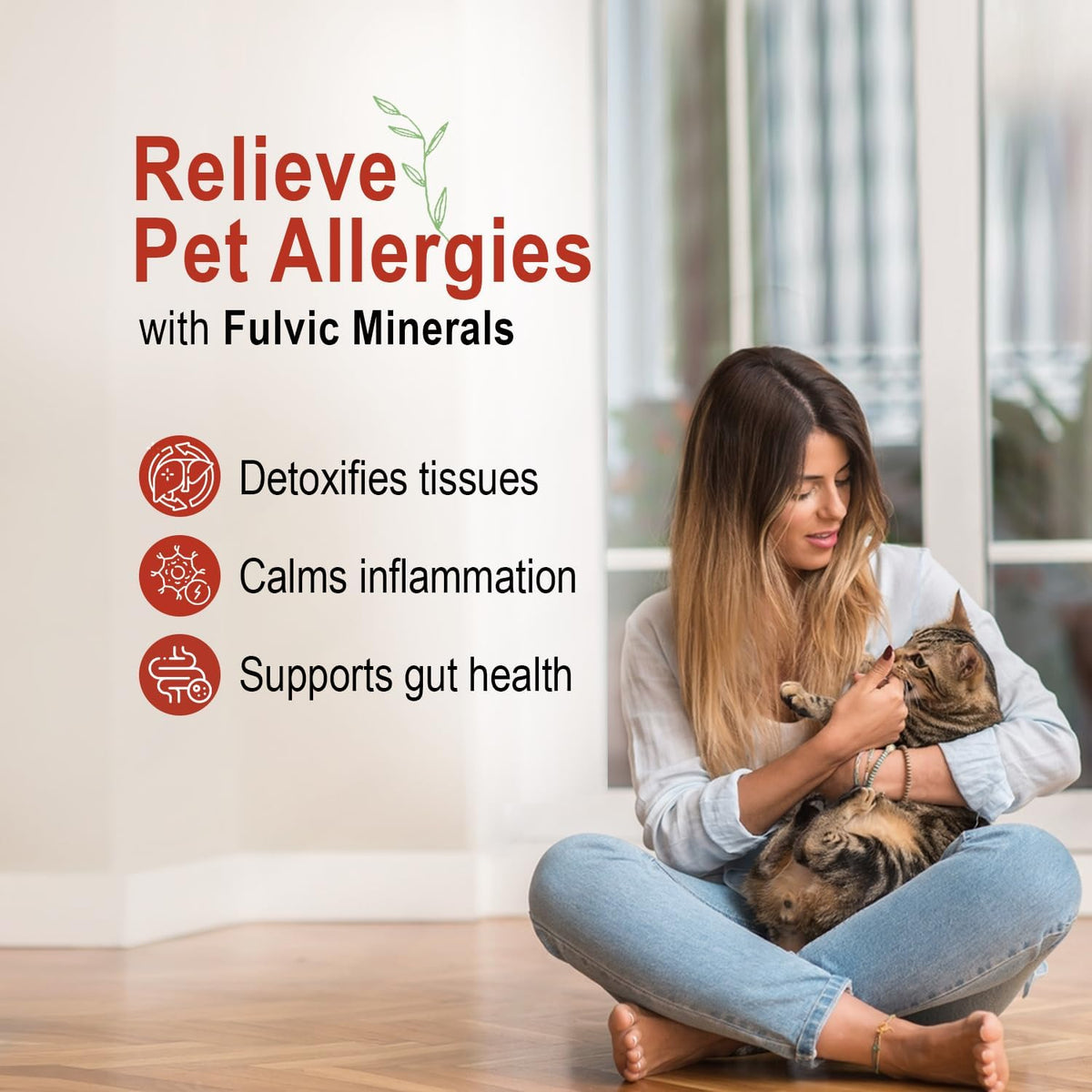 Vital Earth Minerals Pet Fulvic - Dog Allergy Relief, Joint Support Supplement 473 ml (Pack of 2) - görsel 4