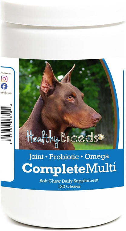 Healthy Breeds Doberman Pinscher All-in-One Multivitamin Soft Chew 120 Count