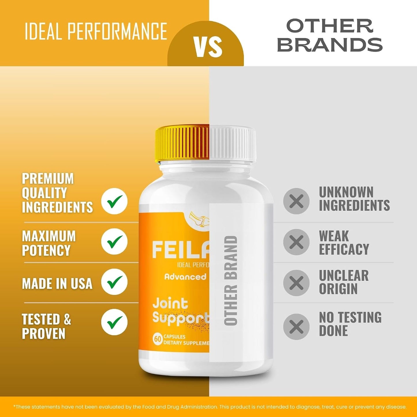 Feilaira Pills – Official Feilaira Supplement Capsules for Joint Support (3 Pack) - görsel 7