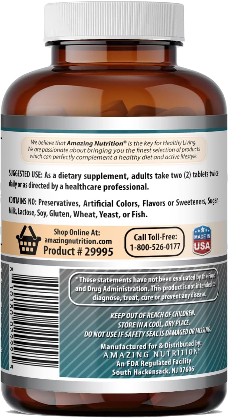 Amazing Formulae L-Citrulline 2000mg Per Serving, 120 Tablets - görsel 4
