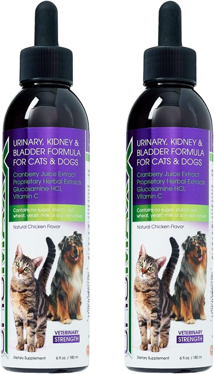UroMAXX Urinary Tract Formula for Cats and Dogs – 2-Pack of 177 ml Bottles - görsel 1