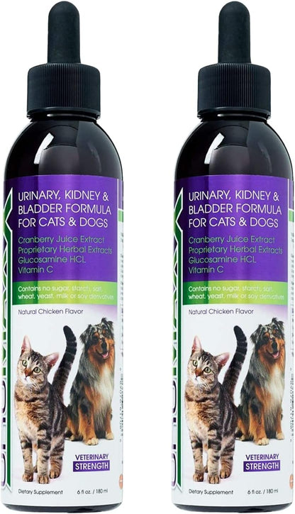 UroMAXX Urinary Tract Formula for Cats and Dogs – 2-Pack of 177 ml Bottles