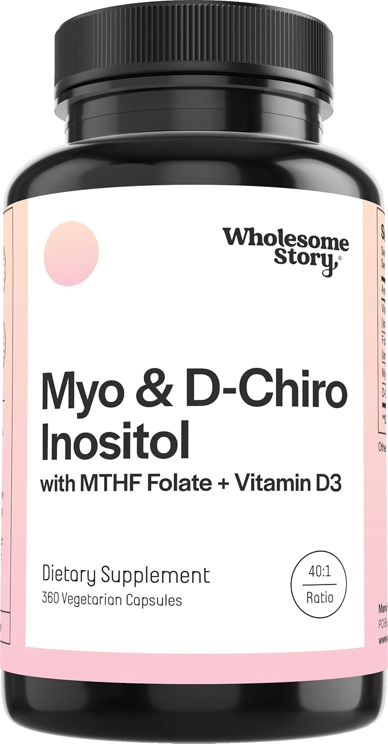 Myo-Inositol & D-Chiro Inositol Capsules with MTHF Folate and Vitamin D3 - 40:1 Ratio - görsel 8
