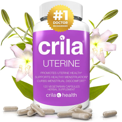 CRILA Oestrogen Free Ovarian Support and Uterine Health Supplement for Women's Hormonal Balance
