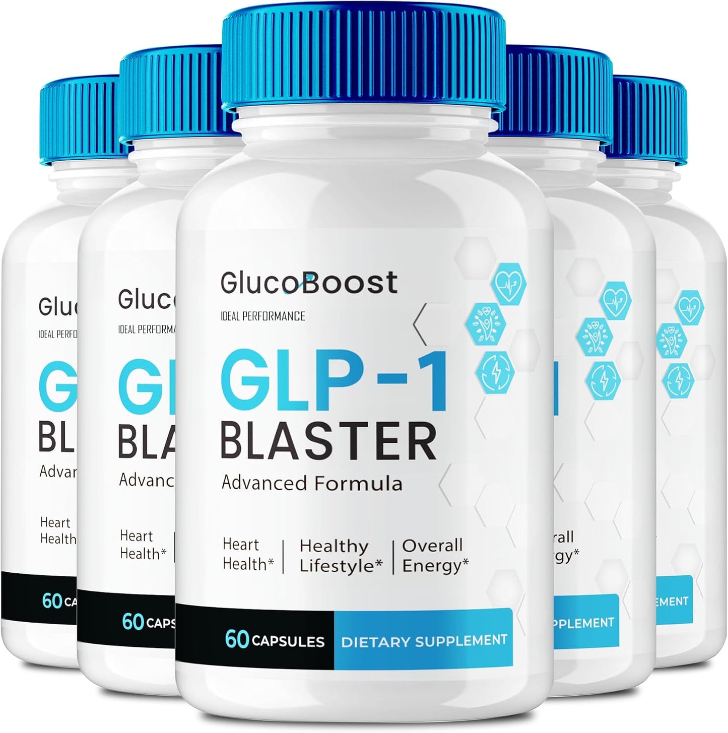 GlucoBoost Capsules – Maximum Strength All Natural Formula (5 Pack) - görsel 1