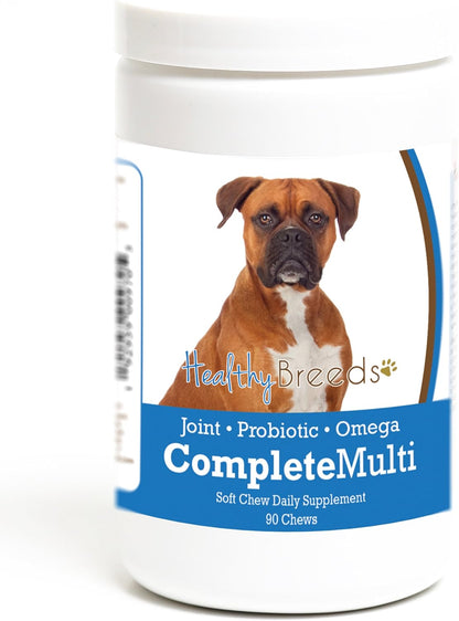 Healthy Breeds Boxer All-in-One Multivitamin Soft Chews 90 Count